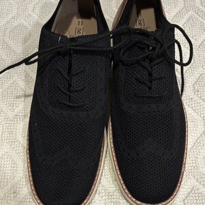 Shoes dress mens new size 11M memory foam black lightweight George